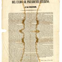 Manifiesto del Exmo. Sr. Presidente Interino a la nación.