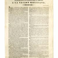 El general en gefe de los ejércitos de los Estados-Unidos de América, a la nación Mexicana.