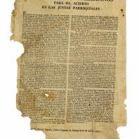 Proclama a los Mexicanos para el acierto de las juntas parroquiales. / Por D. Manuel Antonio Valdés.
