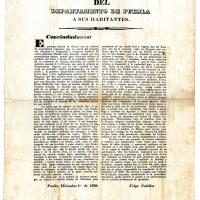 El gobernador del departamento de Puebla a sus habitantes. / Felipe Codallos.